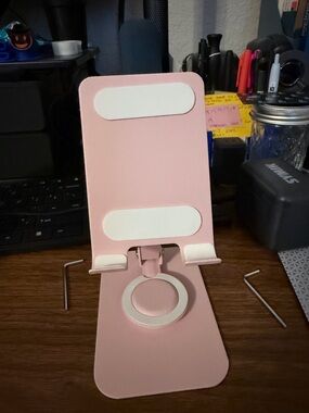 Adjustable Pink Phone Stand